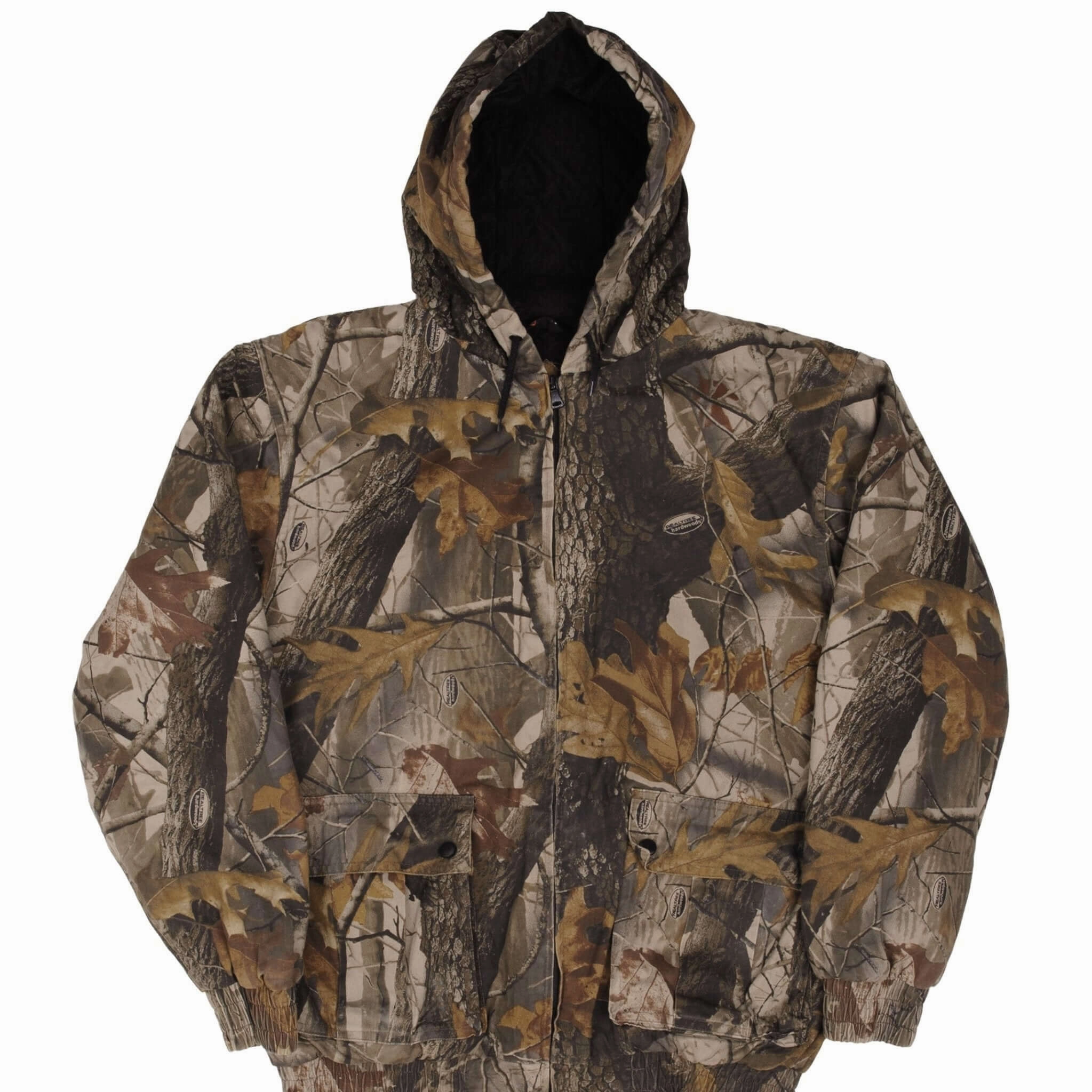 VINTAGE REALTREE HARDWOODS CAMO ACTIVE JACKET SIZE MEDIUM ElasticWaistband Debate