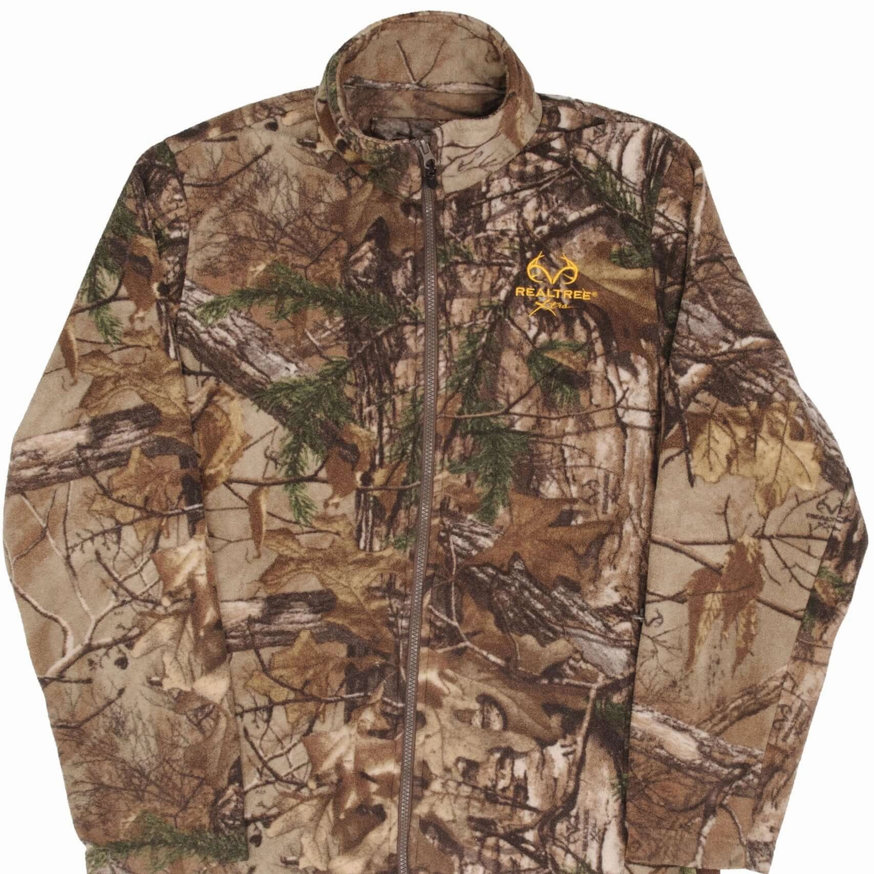 VINTAGE REALTREE XTRA CAMO HUNTING FLEECE JACKET SIZE MEDIUM Budget everyday staple