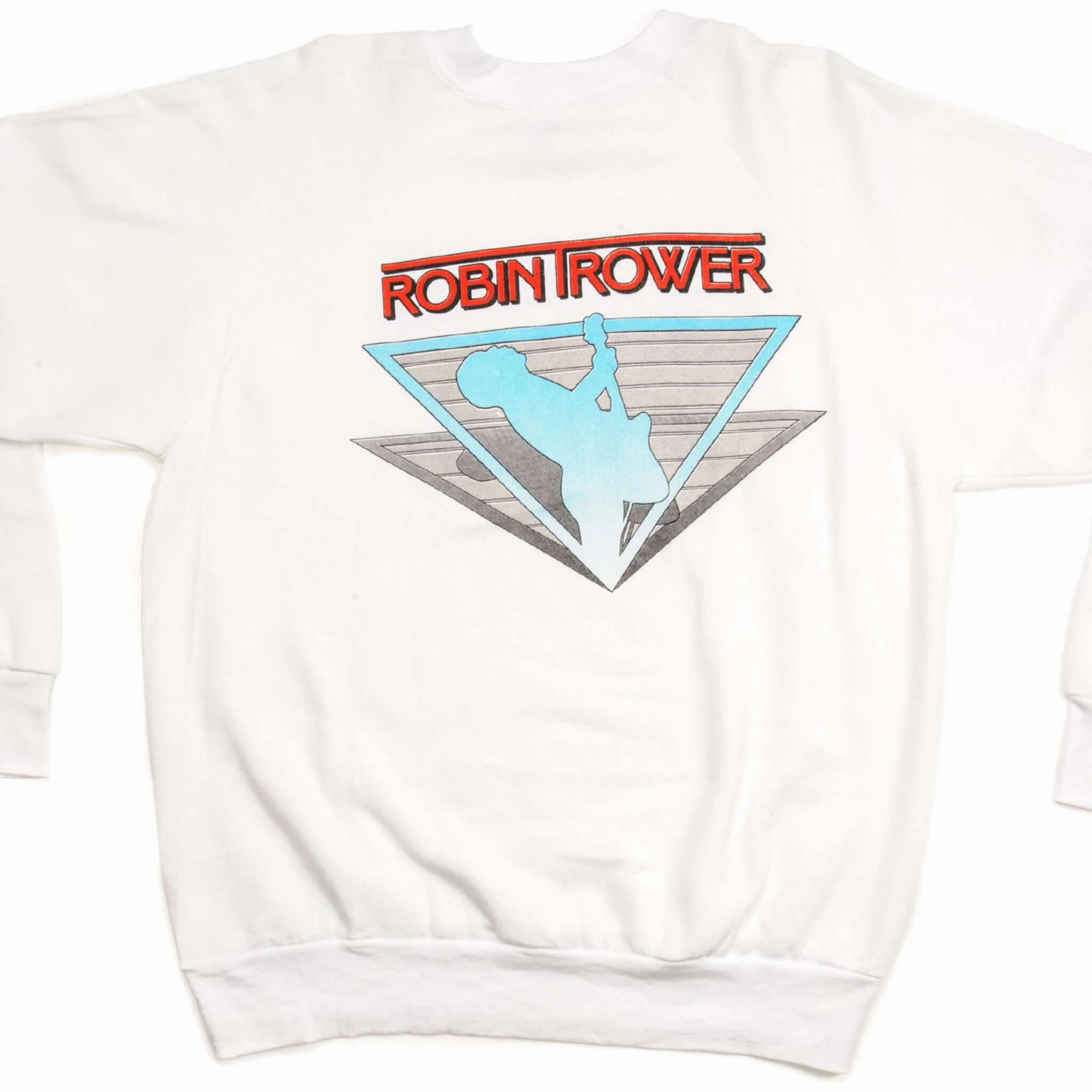 Comfy Hoodie VINTAGE ROBIN TROWER TOUR '88 SWEATSHIRT SIZE XL MADE IN USA