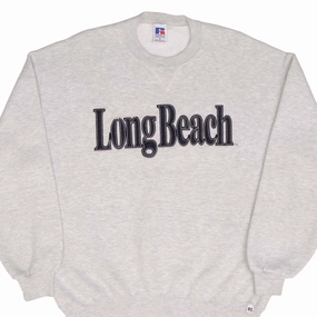 Fashionable Layer suitable for workouts VINTAGE Russel Athletic CSULB CAL STATE LONG BEACH SWEATSHIRT 1990S XL MADE USA