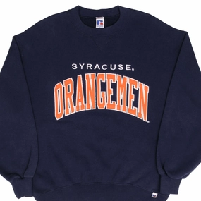 product safety VINTAGE RUSSEL ATHLETIC NCAA SYRACUSE ORANGEMEN SWEATSHIRT 1990S LARGE MADE USA
