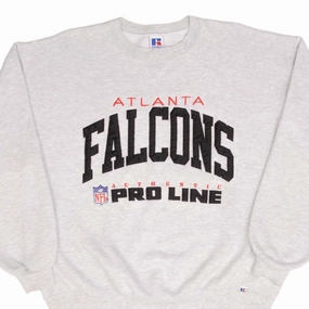 product hiking suitable durability VINTAGE RUSSEL ATHLETIC NFL ATLANTA FALCONS 1990SGREY SWEATSHIRT XL MADE USA