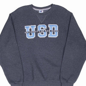VINTAGE RUSSEL USD UNIVERSITY OF SAN DIEGO GREY SWEATSHIRT 2000S SMALL product competitive edge
