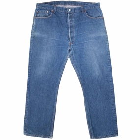 Fit Anytime VINTAGE LEVIS 501 INDIGO BLUE JEANS 1980S SIZE 41X29 MADE IN USA