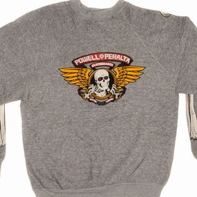 VINTAGE SKATE POWELL PERALTA SWEATSHIRT SIZE LARGE MADE IN USA EARLY 80s Easy Layer