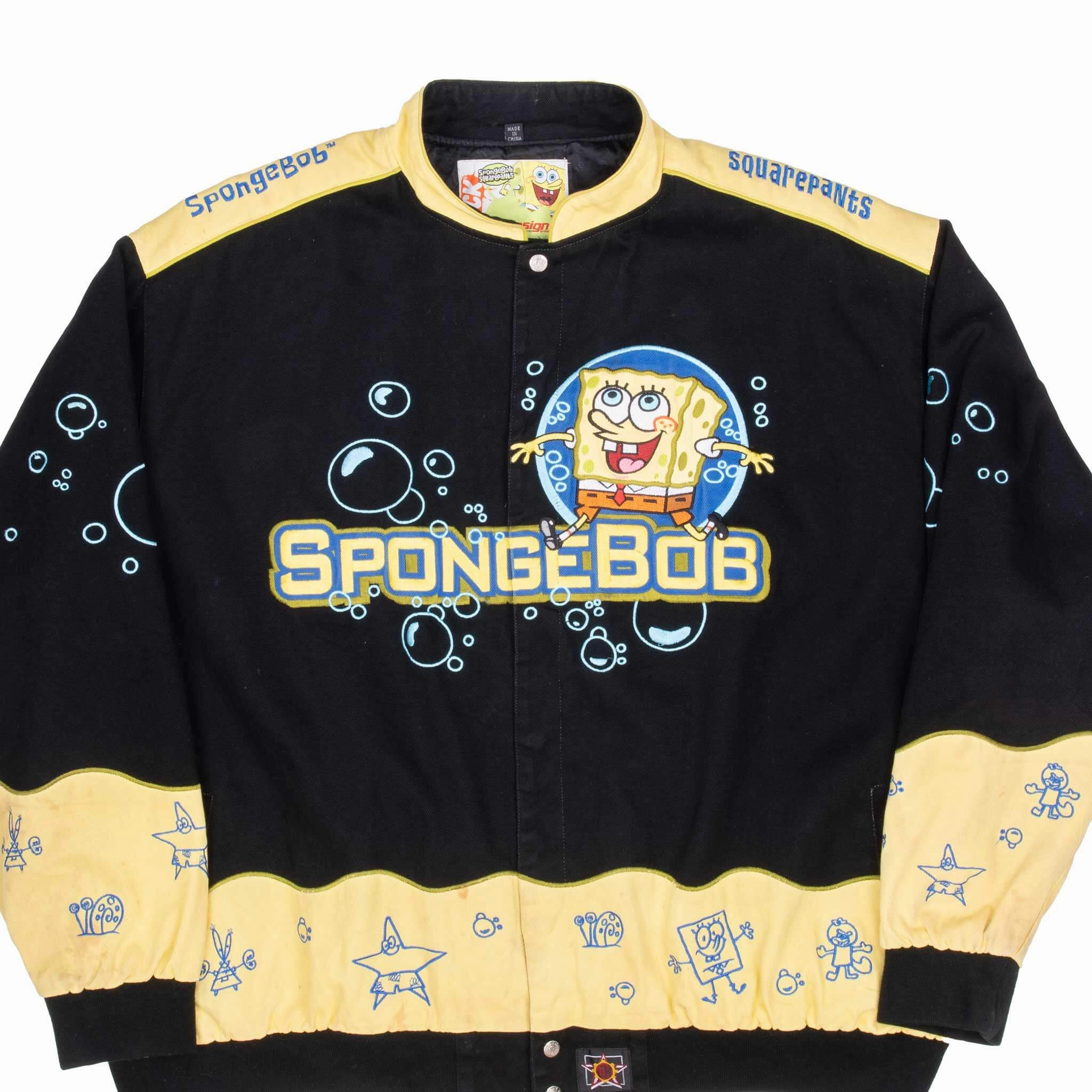 VINTAGE SPONGE BOB JEFF HAMILTON NASCAR RACING JACKET 2006 6XL Kinetic Back Ventilation