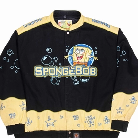 VINTAGE SPONGE BOB JEFF HAMILTON NASCAR RACING JACKET 2006 6XL Kinetic Back Ventilation