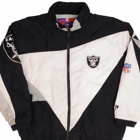 Praise Supply VINTAGE STARTER NFL RAIDERS PRO PLAYER JACKET 1990S SIZE XL MADE IN USA