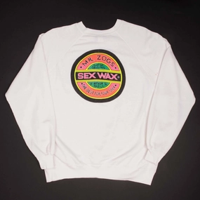VINTAGE SURF MR ZOGS SEX WAX SWEATSHIRT SIZE XL MADE IN USA 1980s product mid range value Urban Bold