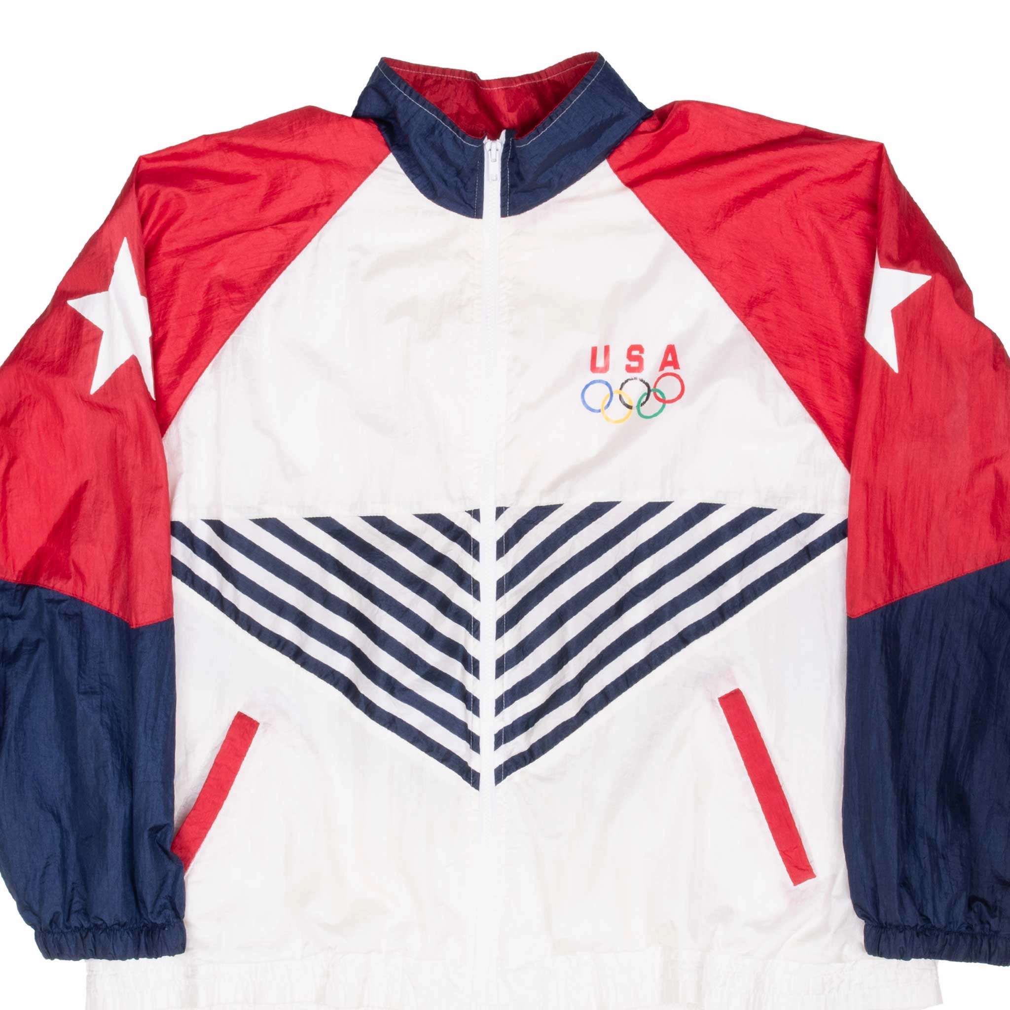 Timeless Form VINTAGE TEAM US OLYMPIC GAME 1990S WINDBREAKER JACKET LARGE