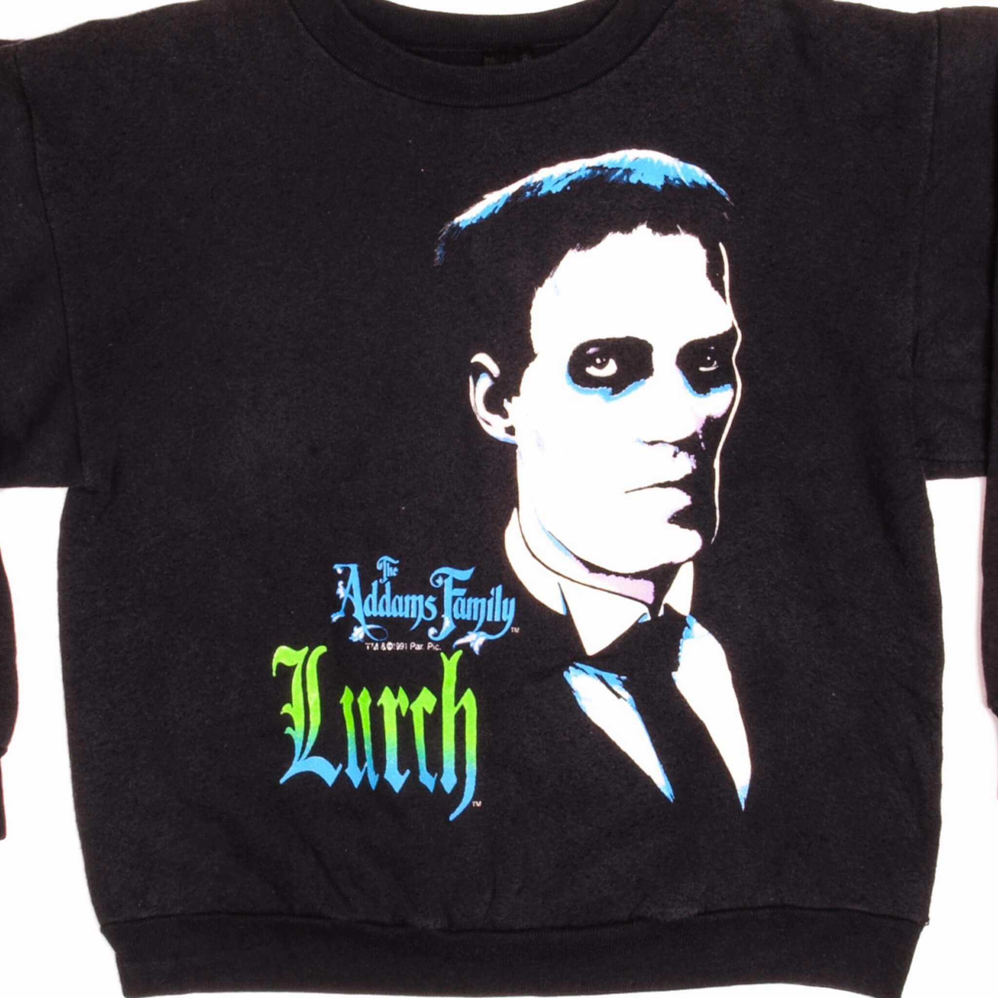 Fresh Chic VINTAGE THE ADAMS FAMILY SWEATSHIRT 1991 SIZE MEDIUM MADE IN USA