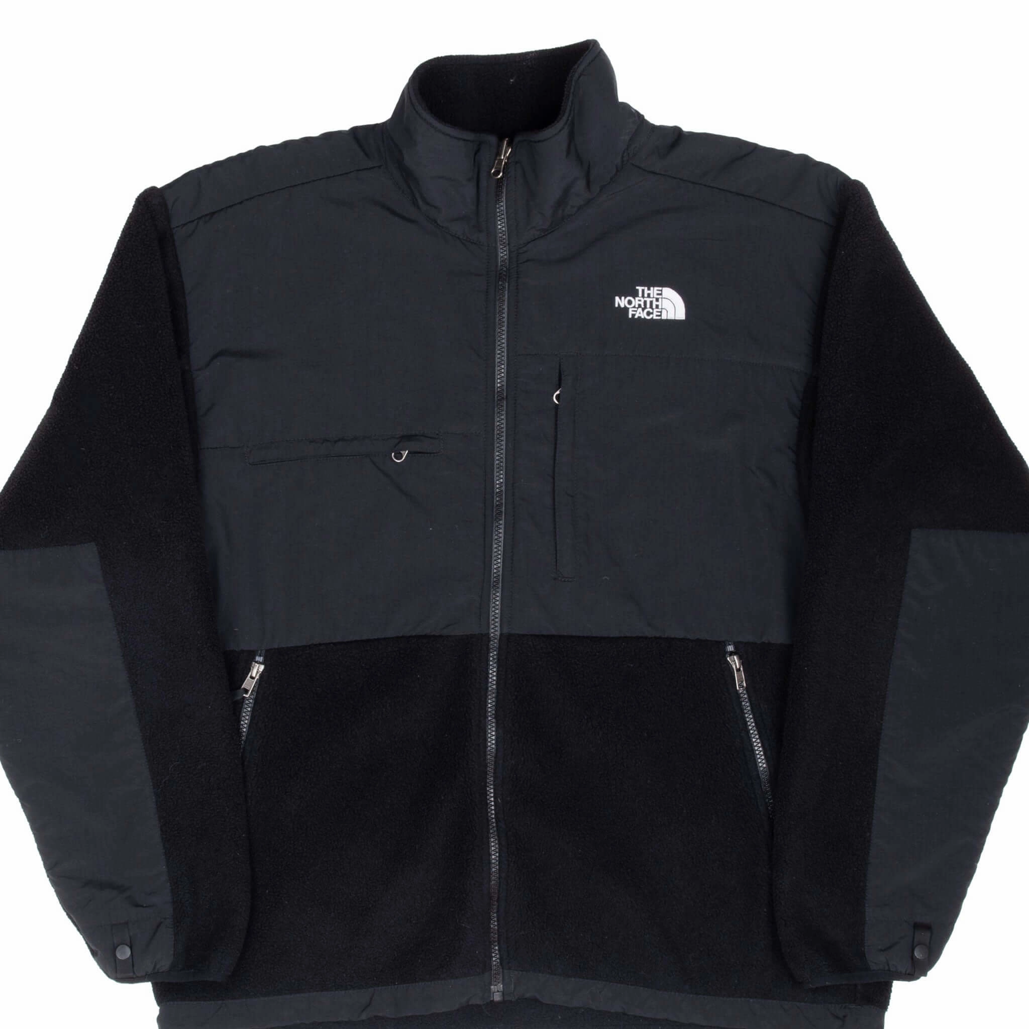 Flexible Outerwear Layer Up VINTAGE THE NORTH FACE POLARTEC DENALI BLACK FLEECE JACKET LARGE