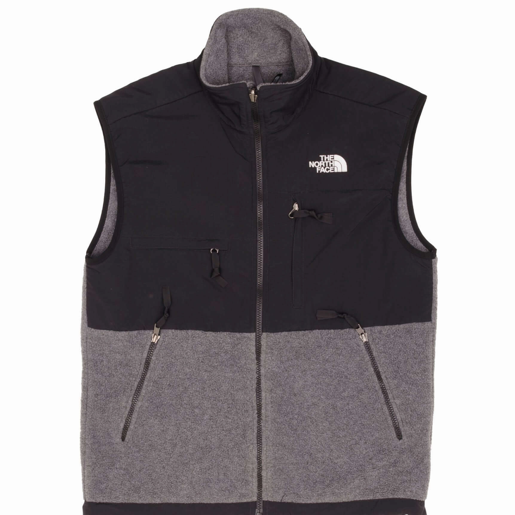 UltraThinLayer VINTAGE THE NORTH FACE POLARTEC DENALI DARK GREY FLEECE VEST JACKET SMALL