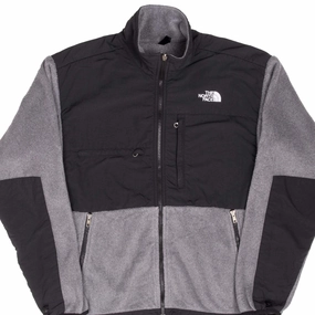 Spark VINTAGE THE NORTH FACE POLARTEC DENALI GREY FLEECE JACKET MEDIUM