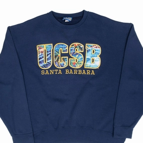 VINTAGE UCSB SANTA BARBARA SWEATSHIRT 1990S LARGE MADE IN USA suitable for holidays product solo self expression