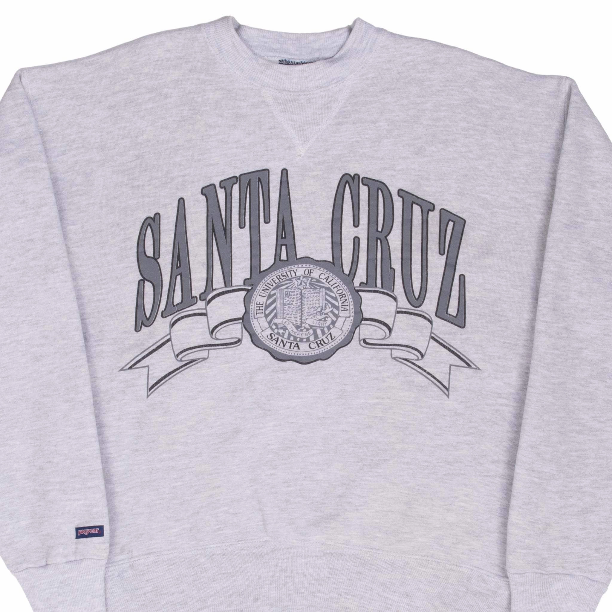 VINTAGE UCSC UNIVERSITY CALIFORNIA SANTA CRUZ SWEATSHIRT 1990S MEDIUM MADE USA product stud toughness Seasonal Trend