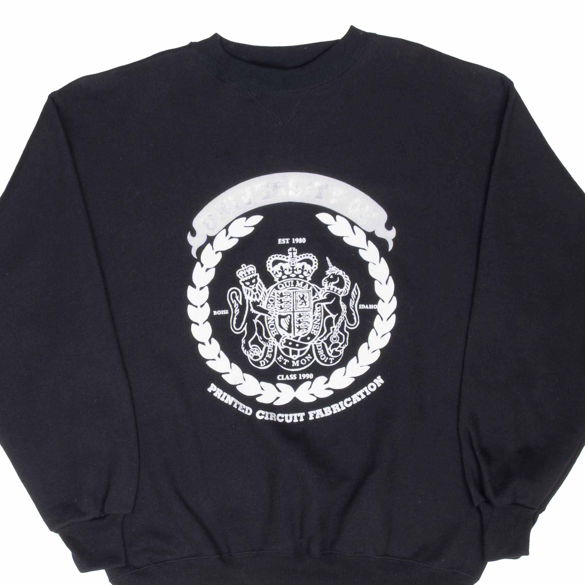 Weekend Ready VINTAGE UNIVERSITY OF BOISE IDAHO HANES SWEATSHIRT 1990S LARGE