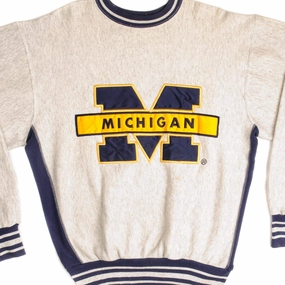 stud accents Product Innovation VINTAGE UNIVERSITY OF MICHIGAN SWEATSHIRT SIZE XL 1990s