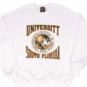 Holiday Wear VINTAGE UNIVERSITY OF SOUTH FLORIDA SWEATSHIRT 1990S SIZE XL MADE IN USA