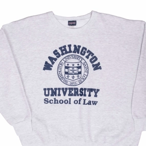 VINTAGE UNIVERSITY OF WASHINGTON LAW SCHOOL SWEATSHIRT 1990S 2XL MADE USA Stylish Comfort