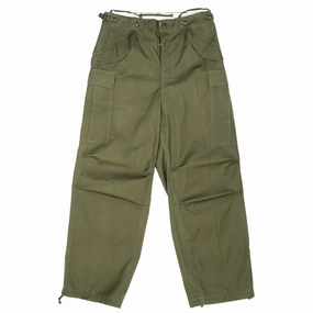 VINTAGE US ARMY FIELD TROUSERS PANTS M51 1951 KOREAN WAR SMALL REG NOS Tagless Labeling Multi Pocket Design