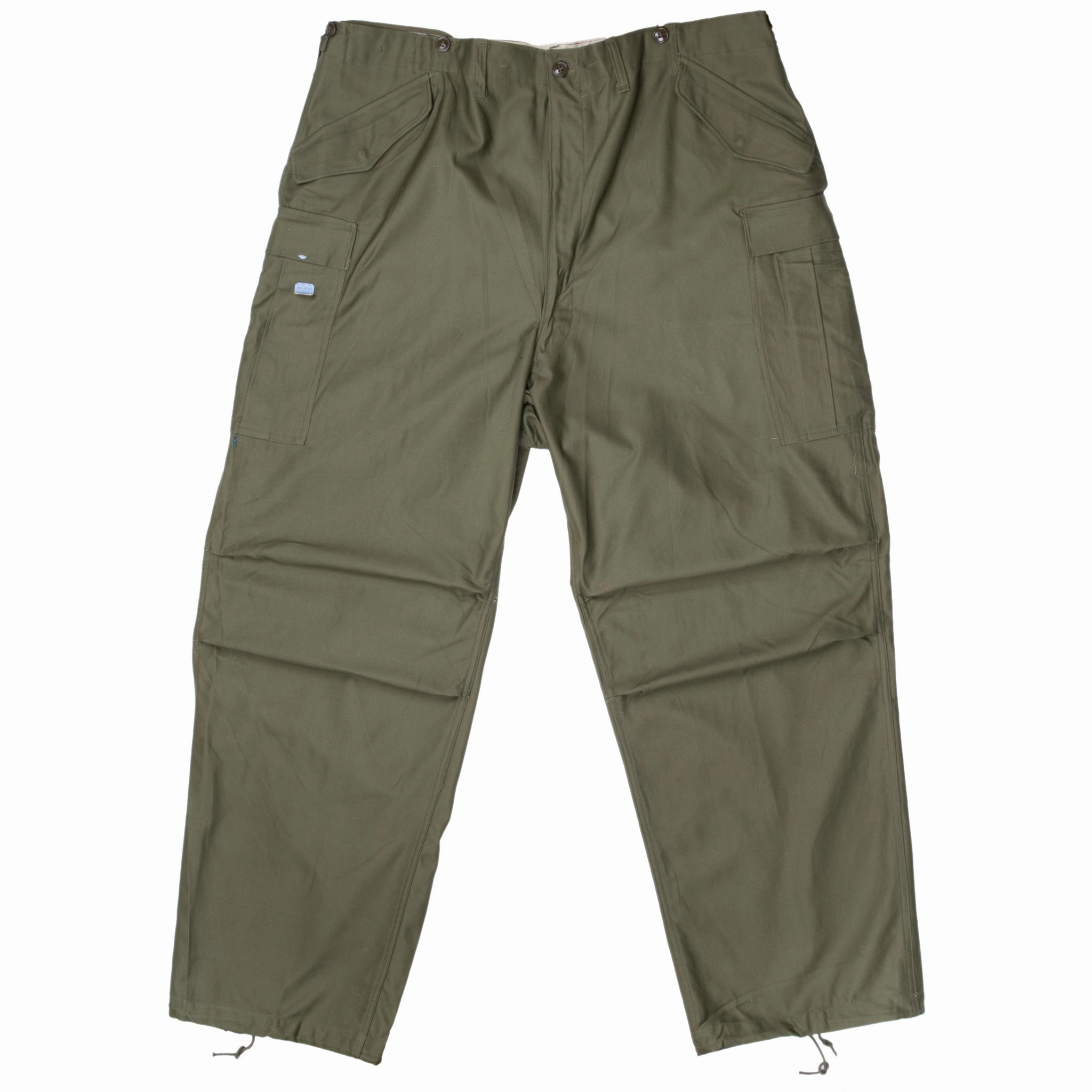 UVProtectiveLayer Durable Construction VINTAGE US ARMY FIELD TROUSERS PANTS M51 1955 XL LONG NOS