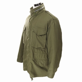 VINTAGE US ARMY M1965 M65 FIELD JACKET 1960S VIETNAM WAR LARGE SHORT Ventilation Grommets Season Change