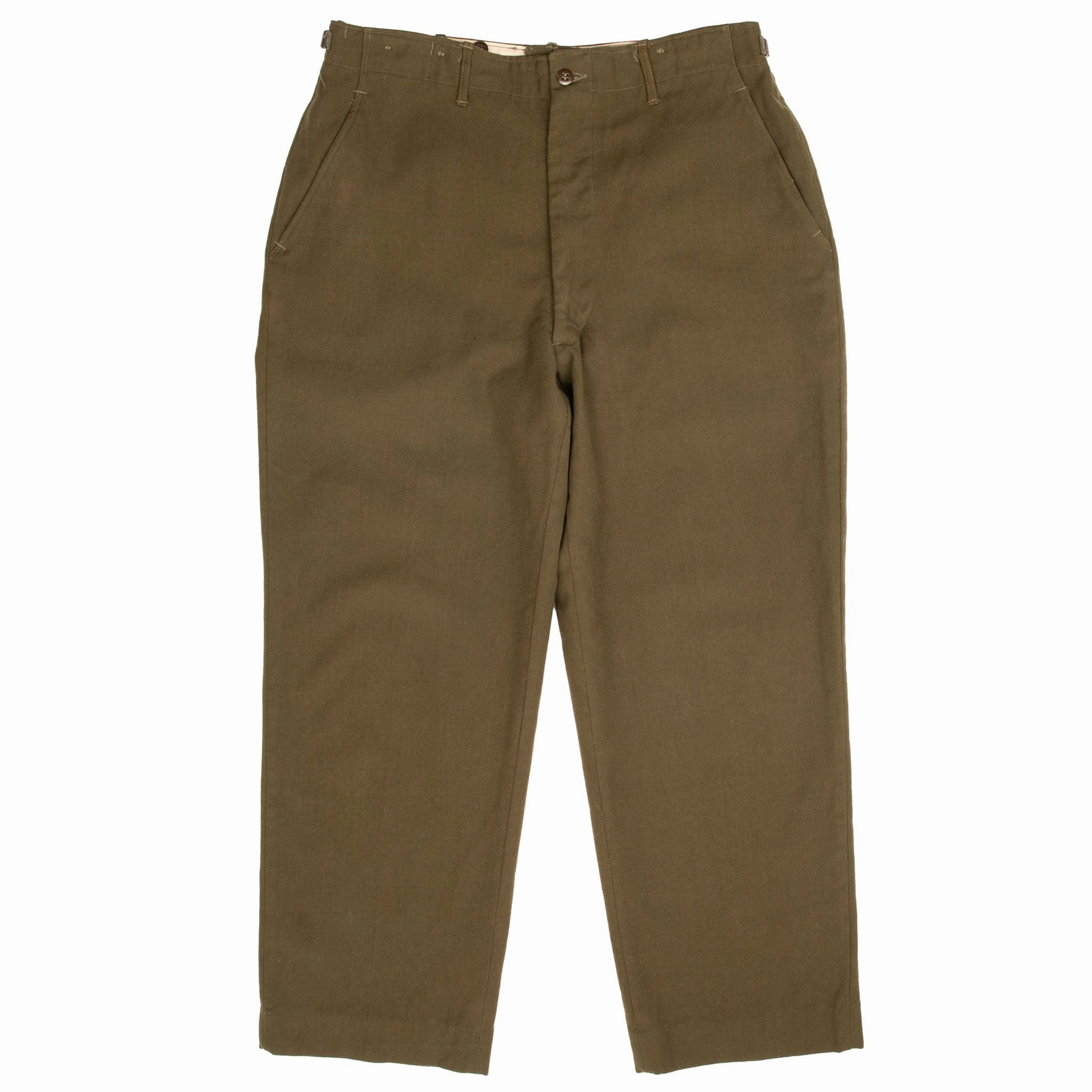 Wrinkle-Resistant UVProtection VINTAGE US ARMY M51 FIELD WOOL TROUSERS PANTS 1952 KOREAN WAR SZE MEDIUM REGULAR