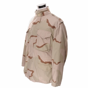 Crisp Air Agree VINTAGE US ARMY M65 FIELD JACKET DESERT CAMOUFLAGE 1999 SIZE LARGE REGULAR