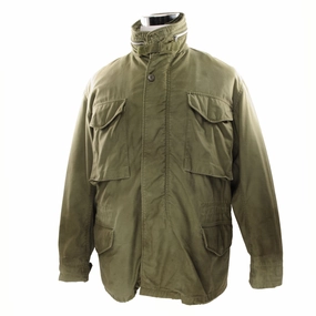 Bonnet Double Layer Closure VINTAGE US ARMY M65 M-1965 FIELD JACKET 1970S VIETNAM WAR SIZE MEDIUM REGULAR