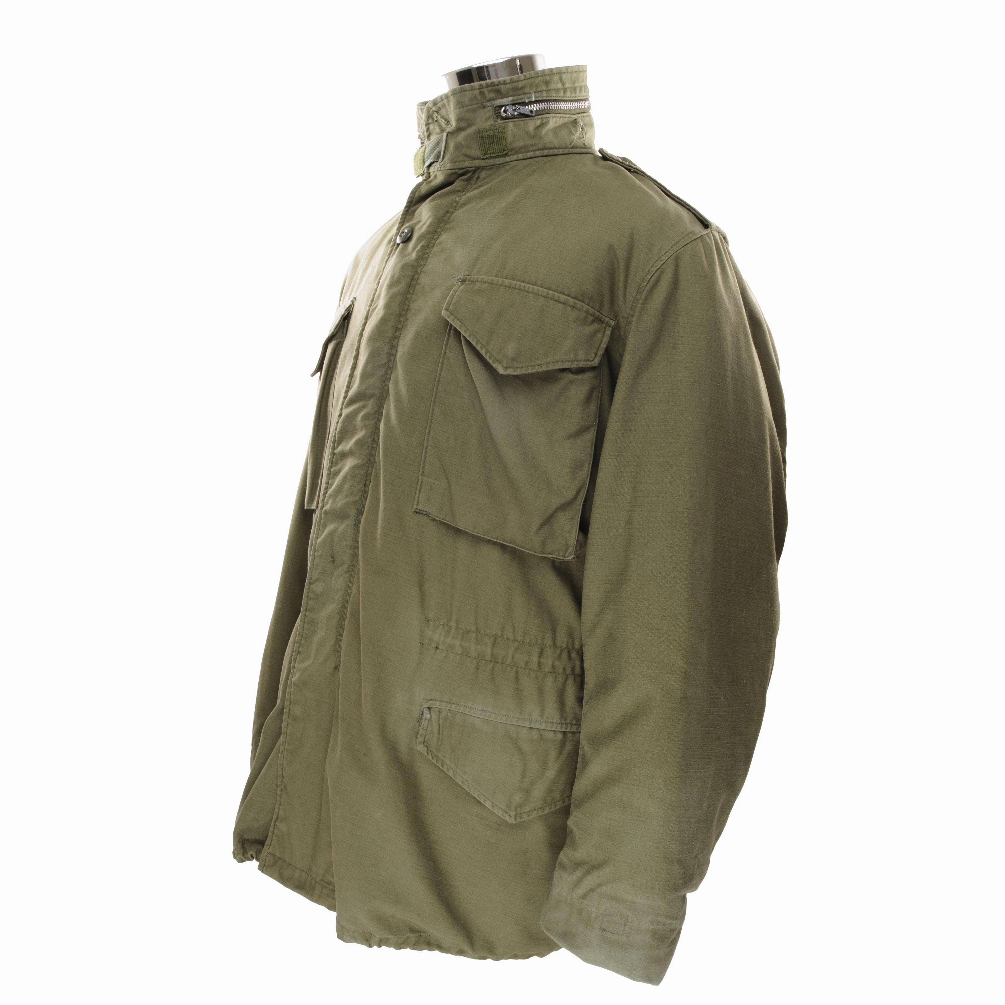 VINTAGE US ARMY M65 M-1965 FIELD JACKET 1971 VIETNAM WAR SIZE MEDIUM REGULAR Layer game UV-protection