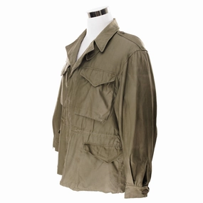 VINTAGE US ARMY M-1943 M43 FIELD JACKET 1940S WW2 ERA SIZE 40R college Shock Absorbent Padding