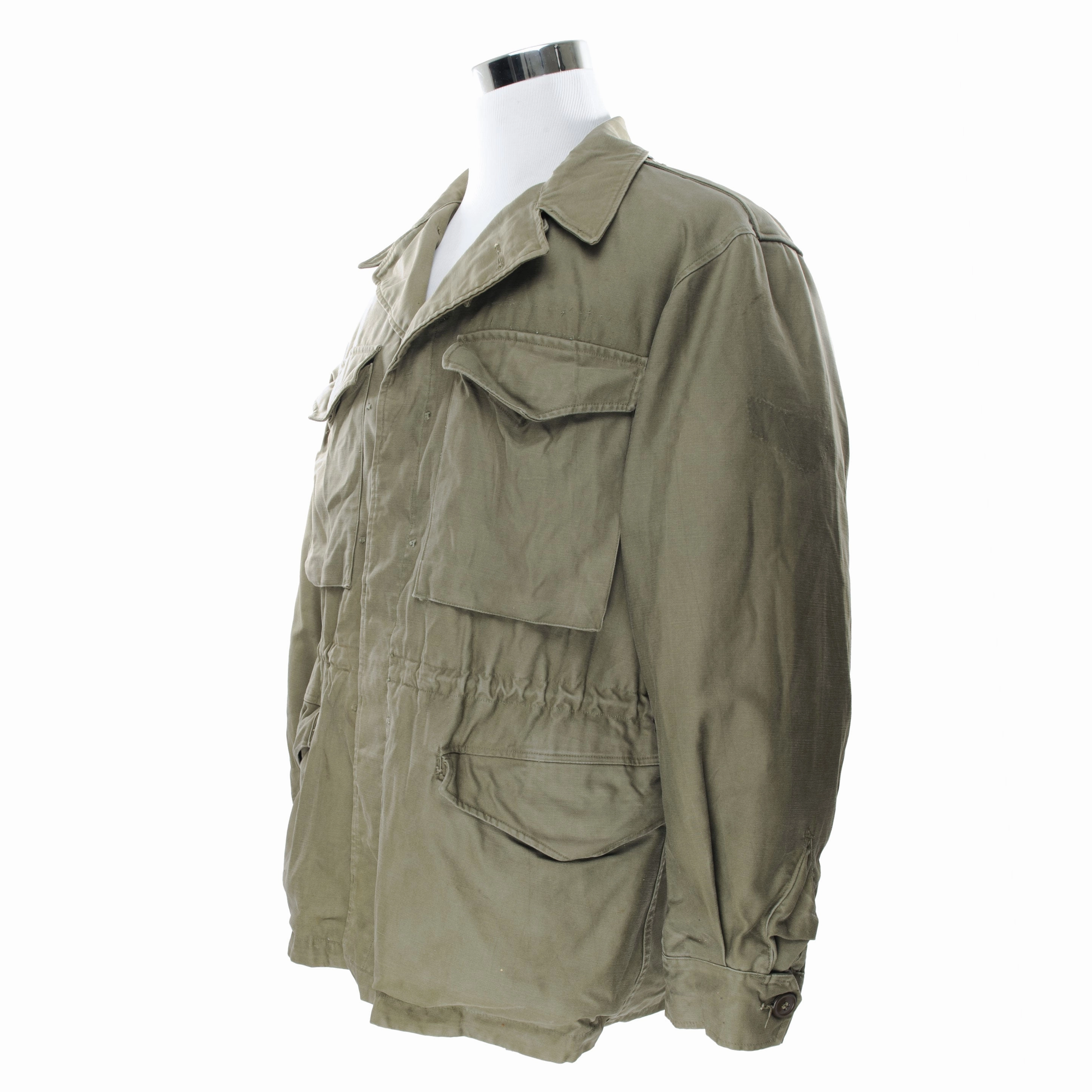 VINTAGE US ARMY M-1943 M43 FIELD JACKET 1940S WW2 ERA SIZE 40R Active Wear