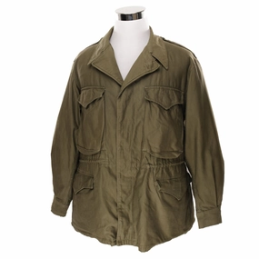 All Weather Performance VINTAGE US ARMY M-1943 M43 FIELD JACKET 1940S WW2 ERA SIZE 42R