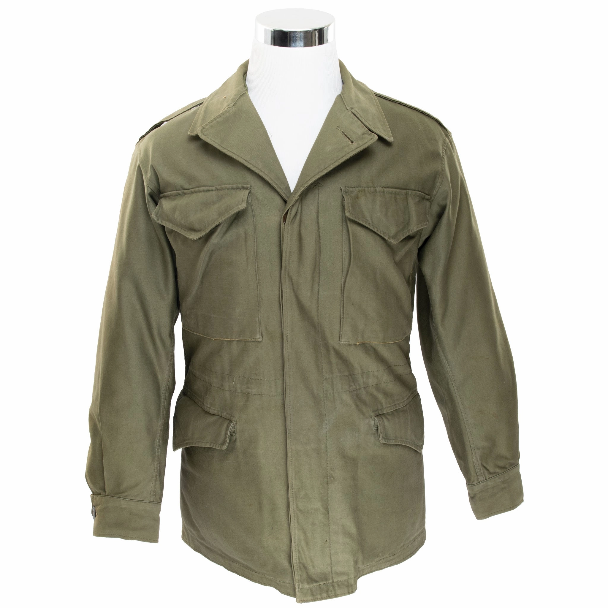 Active Commute Time VINTAGE US ARMY M-1943 M43 FIELD JACKET 1940S WW2 SIZE 36R