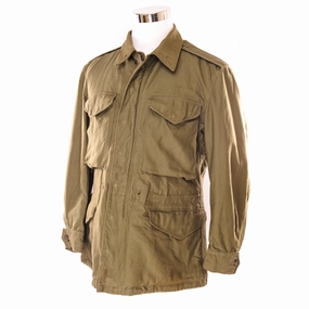 Spectacles Flexible Seams VINTAGE US ARMY M-1951 M51 FIELD JACKET 1950S KOREAN WAR SIZE SMALL REGULAR