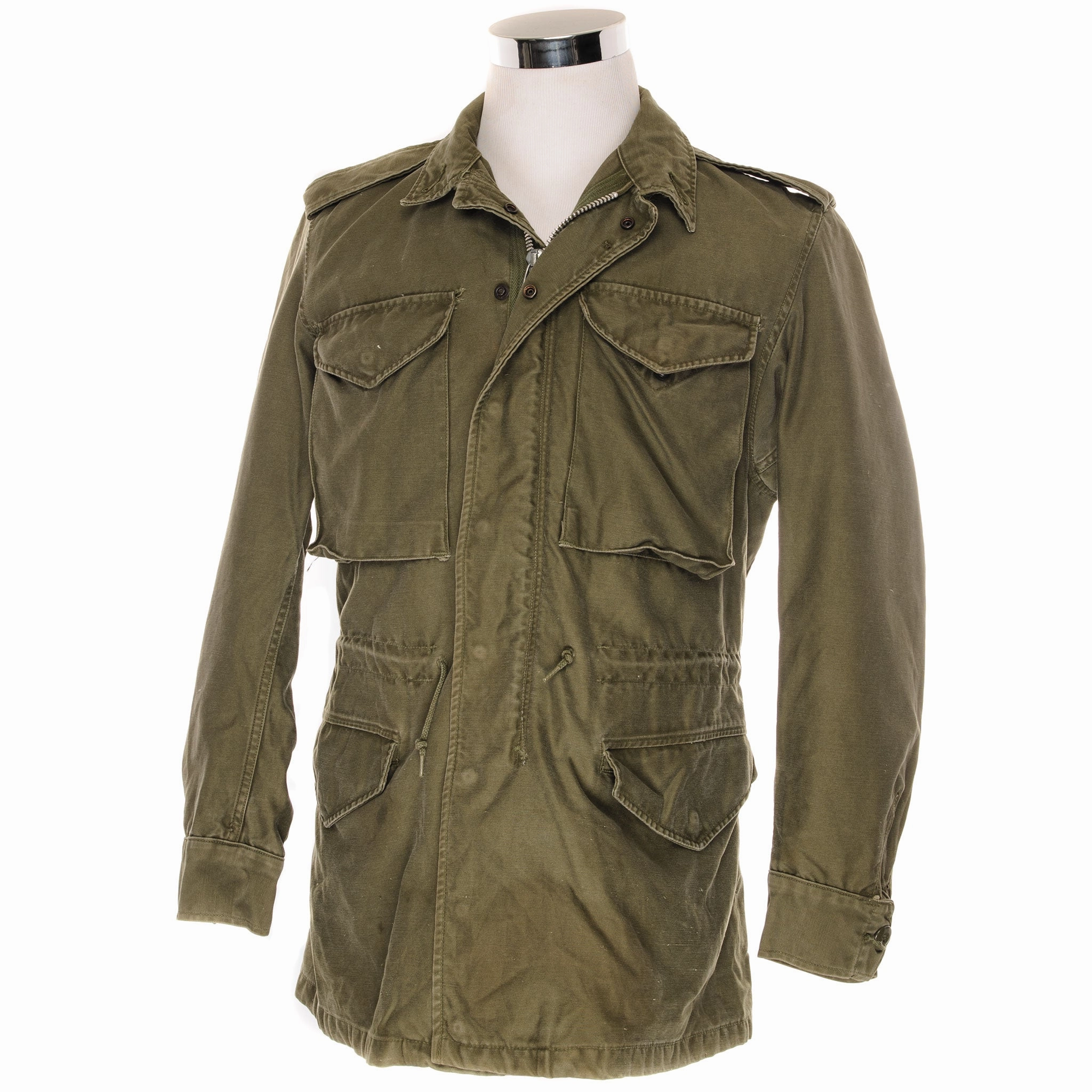 Flexible Movement VINTAGE US ARMY M-1951 M51 FIELD JACKET 1965 VIETNAM WAR SIZE SMALL REGULAR