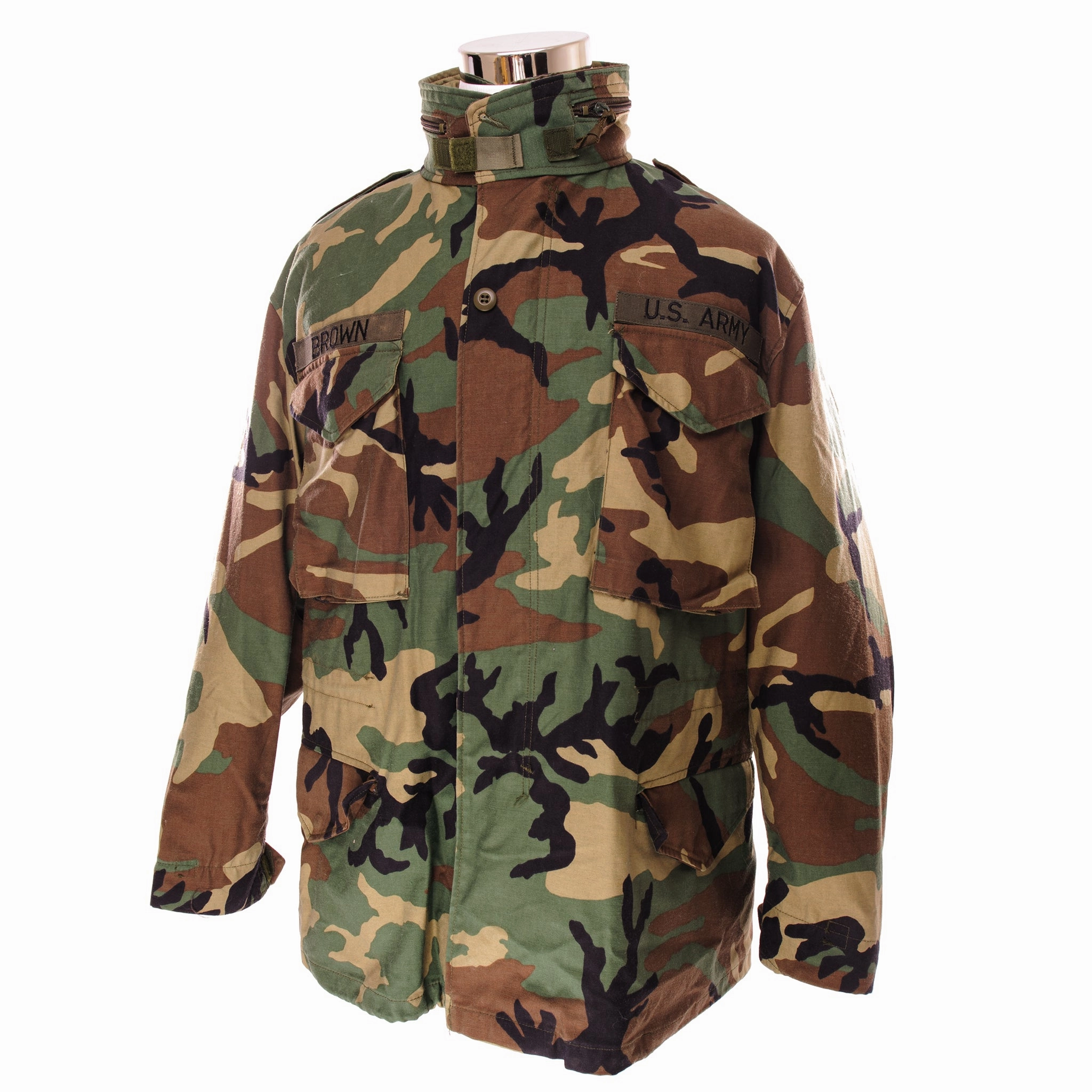 VINTAGE US ARMY M-1965 M65 ERDL FIELD JACKET 1996 SIZE LARGE REGULAR Dream