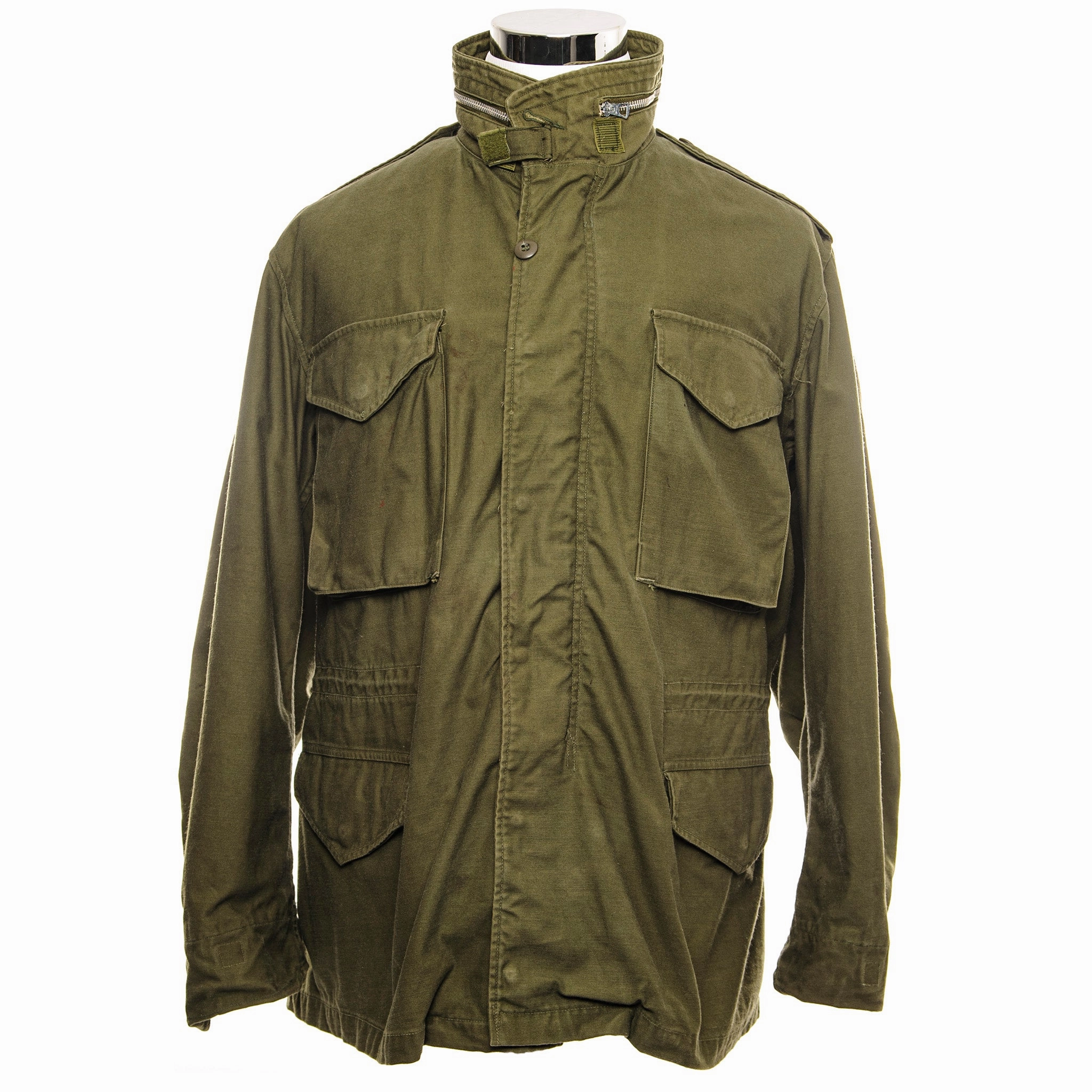 gym - goers VINTAGE US ARMY M-1965 M65 FIELD JACKET 1966 VIETNAM WAR SIZE MEDIUM REGULAR