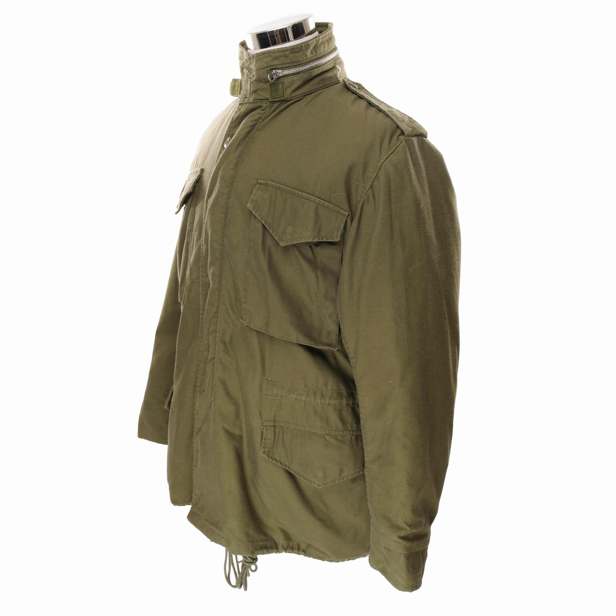 Airflow channels VINTAGE US ARMY M-1965 M65 FIELD JACKET 1967 VIETNAM WAR MEDIUM REGULAR