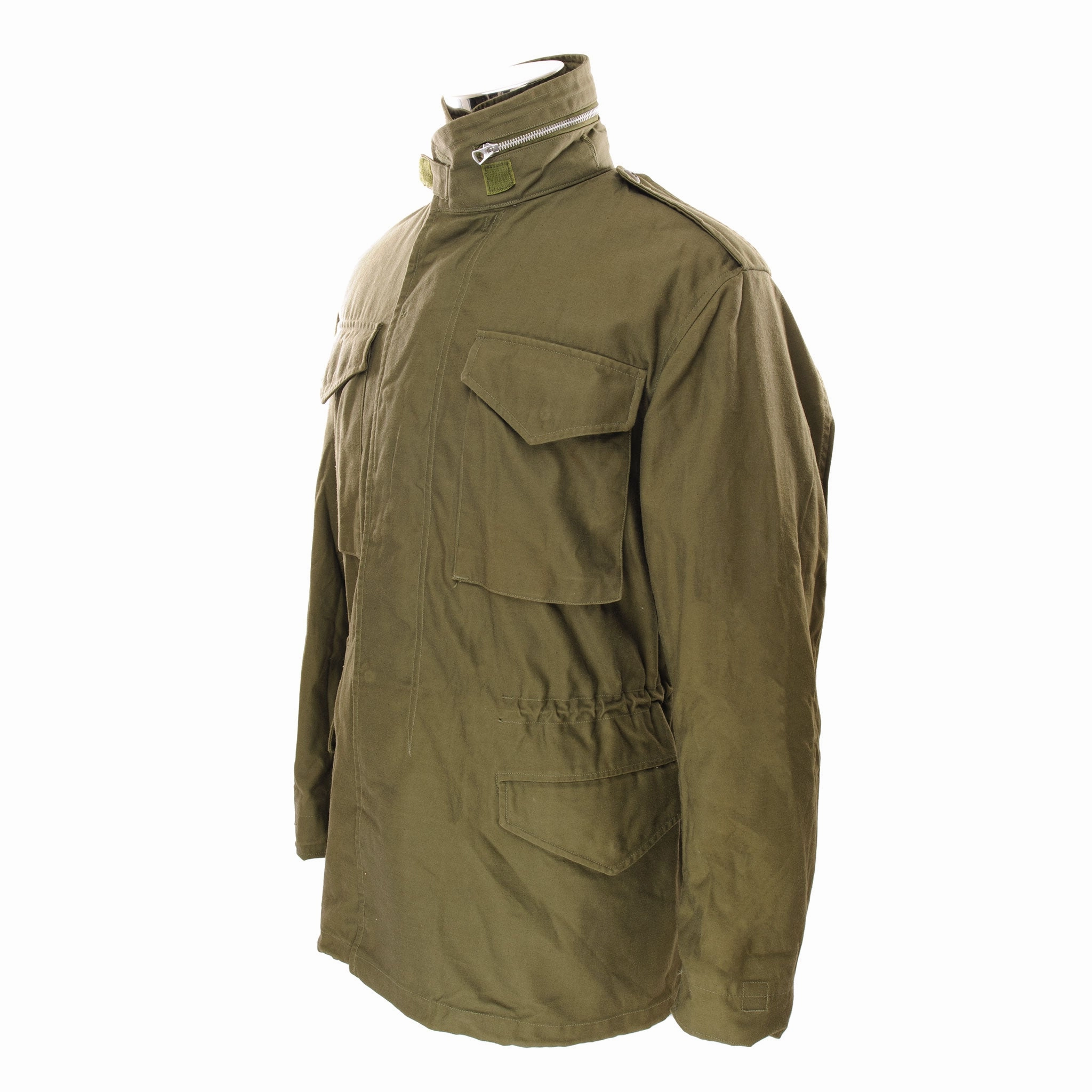 Rain Shield VINTAGE US ARMY M-1965 M65 FIELD JACKET 1967 VIETNAM WAR SIZE SMALL LONG WITH LINER NOS