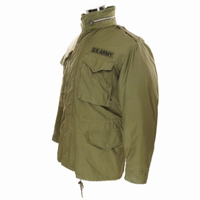 VINTAGE US ARMY M-1965 M65 FIELD JACKET 1967 VIETNAM WAR SIZE SMALL REGULAR Wind Blocking