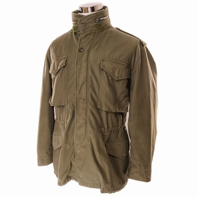 VINTAGE US ARMY M-1965 M65 FIELD JACKET 1969 VIETNAM WAR SIZE MEDIUM REGULAR Ring writers