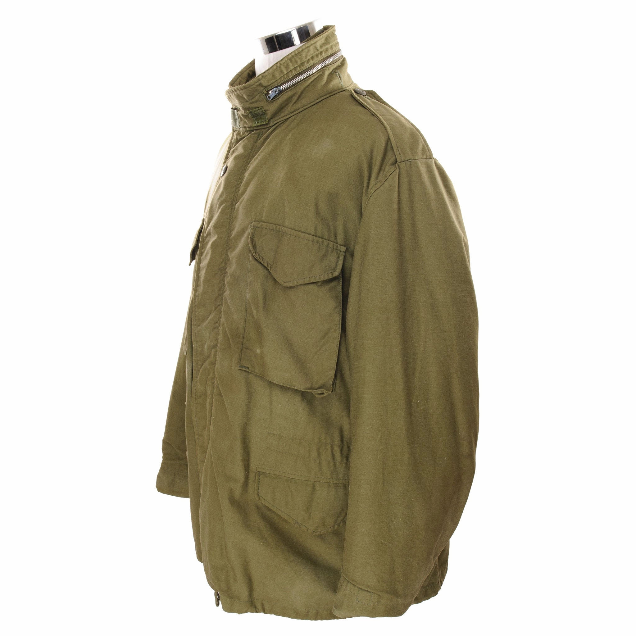 Disrupt VINTAGE US ARMY M-1965 M65 FIELD JACKET 1969 VIETNAM WAR SIZE XL REGULAR W LINER