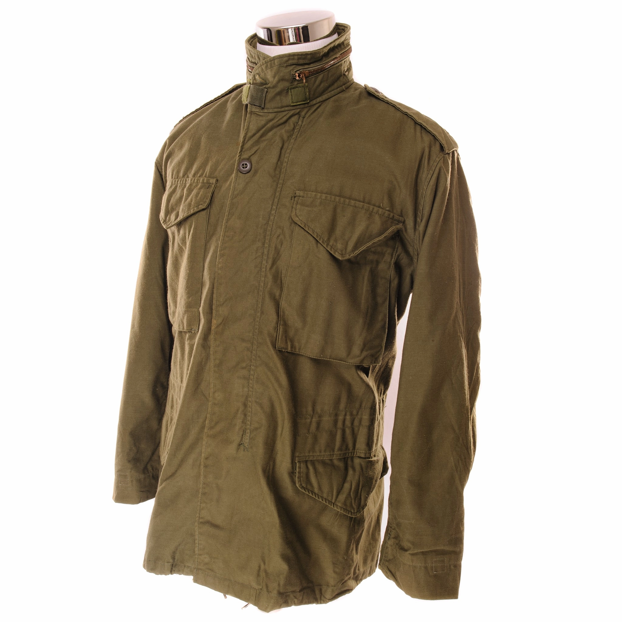 VINTAGE US ARMY M-1965 M65 FIELD JACKET 1972 VIETNAM WAR SIZE SMALL REGULAR Maximize Trendy