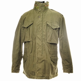 VINTAGE US ARMY M-1965 M65 FIELD JACKET 1978 SIZE MEDIUM REGULAR Warm Exterior