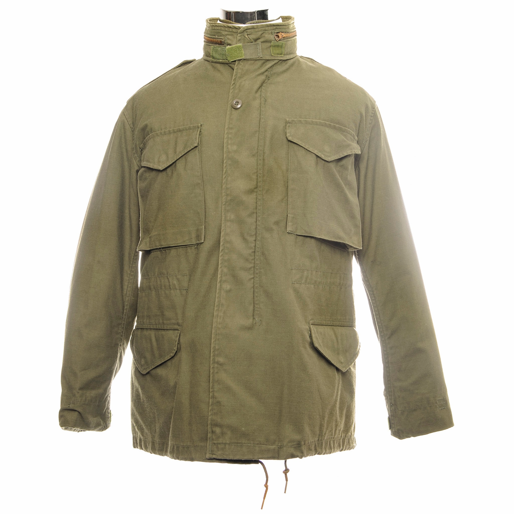 Travel Day VINTAGE US ARMY M-1965 M65 FIELD JACKET 1980 SIZE MEDIUM REGULAR