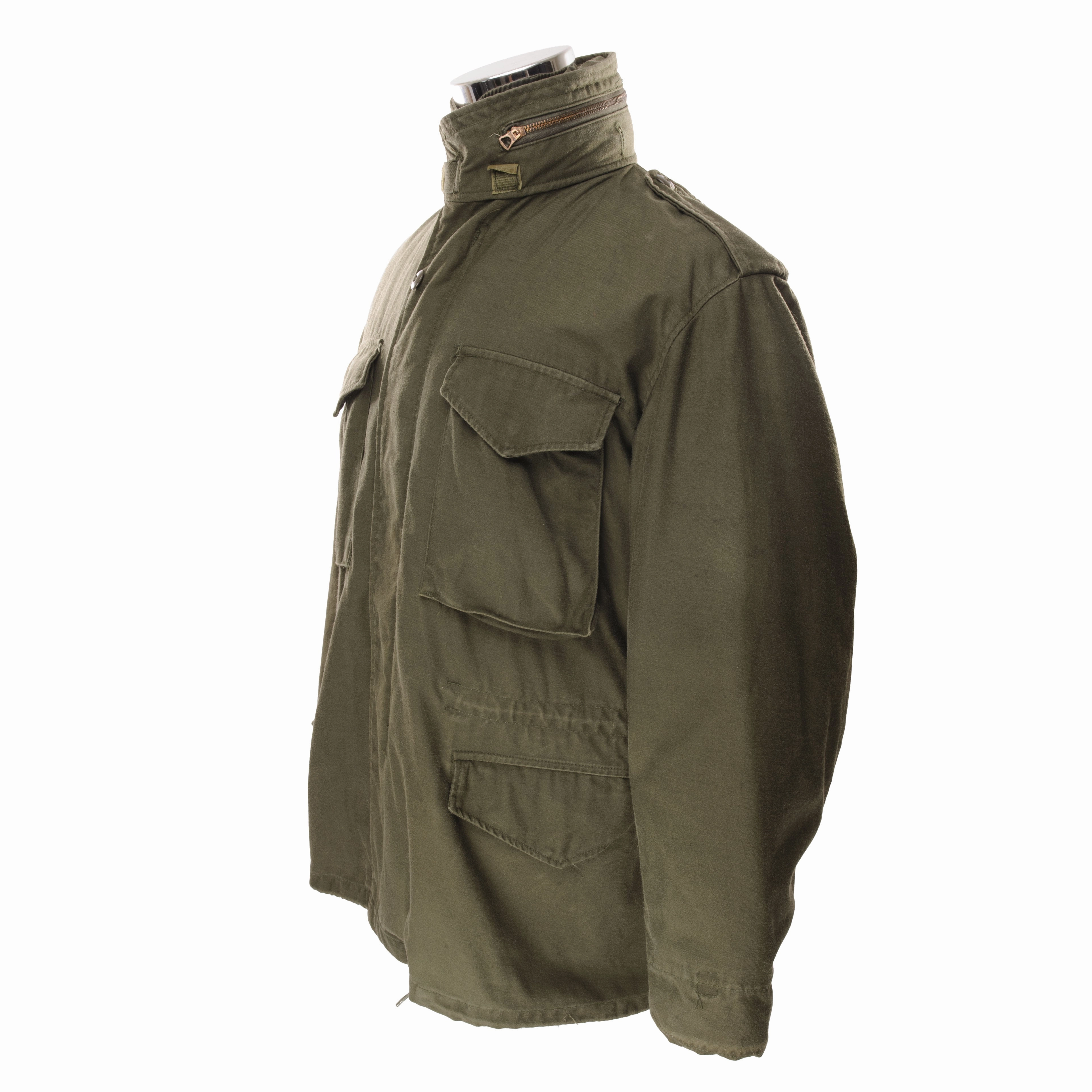 VINTAGE US ARMY M-1965 M65 FIELD JACKET 1980 SIZE MEDIUM REGULAR Asset