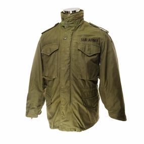 VINTAGE US ARMY M-1965 M65 FIELD JACKET 1980 SIZE SMALL SHORT suitable for stage shows Travel Comfort