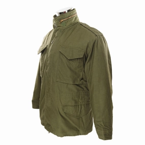 VINTAGE US ARMY M-1965 M65 FIELD JACKET 1981 SIZE SMALL SHORT train journey campers